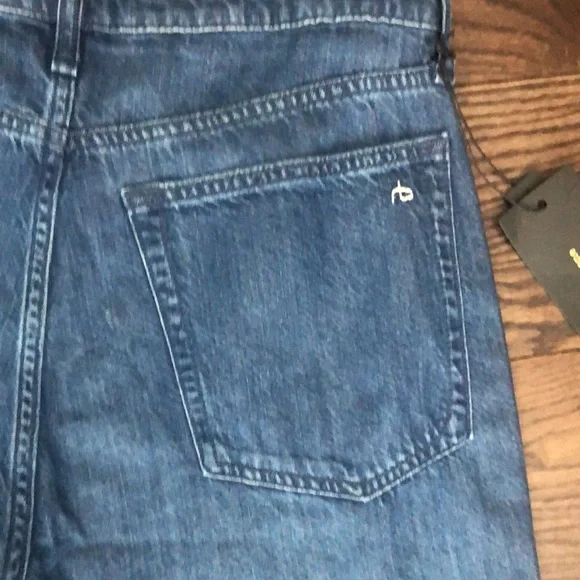 Rag & Bone mid-rise wide leg jeans - Picture 12 of 13